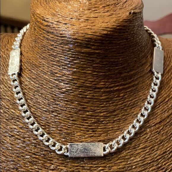 Silver and Tortoise Shell Choker - Picture 5 of 5